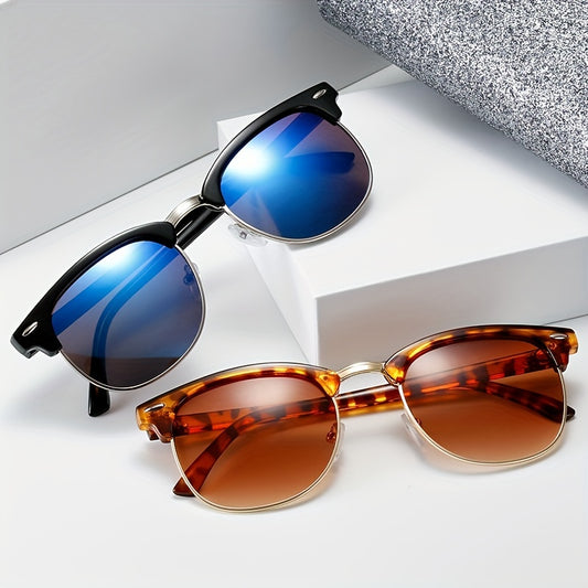 Photochromic Square Sunglasses Anti Glare UV400 Sun Shades