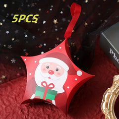 Christmas Stars Candy Box x5 Party Favors Packaging