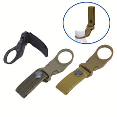 Tactical Nylon Bottle Hanging Clip for Outdoor Camping
