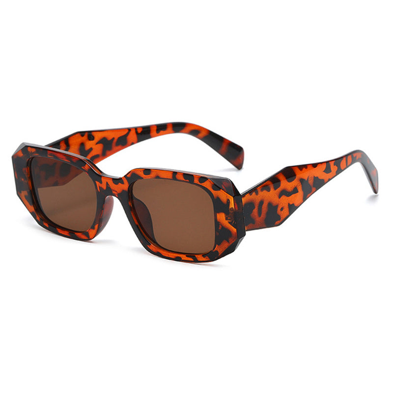 Stylish Punk Rectangular Sunglasses UV Protection Outdoor Travel Eyewear