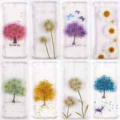 20pcs Natural Snowflake Dry Flower Embossing DIY Decorations