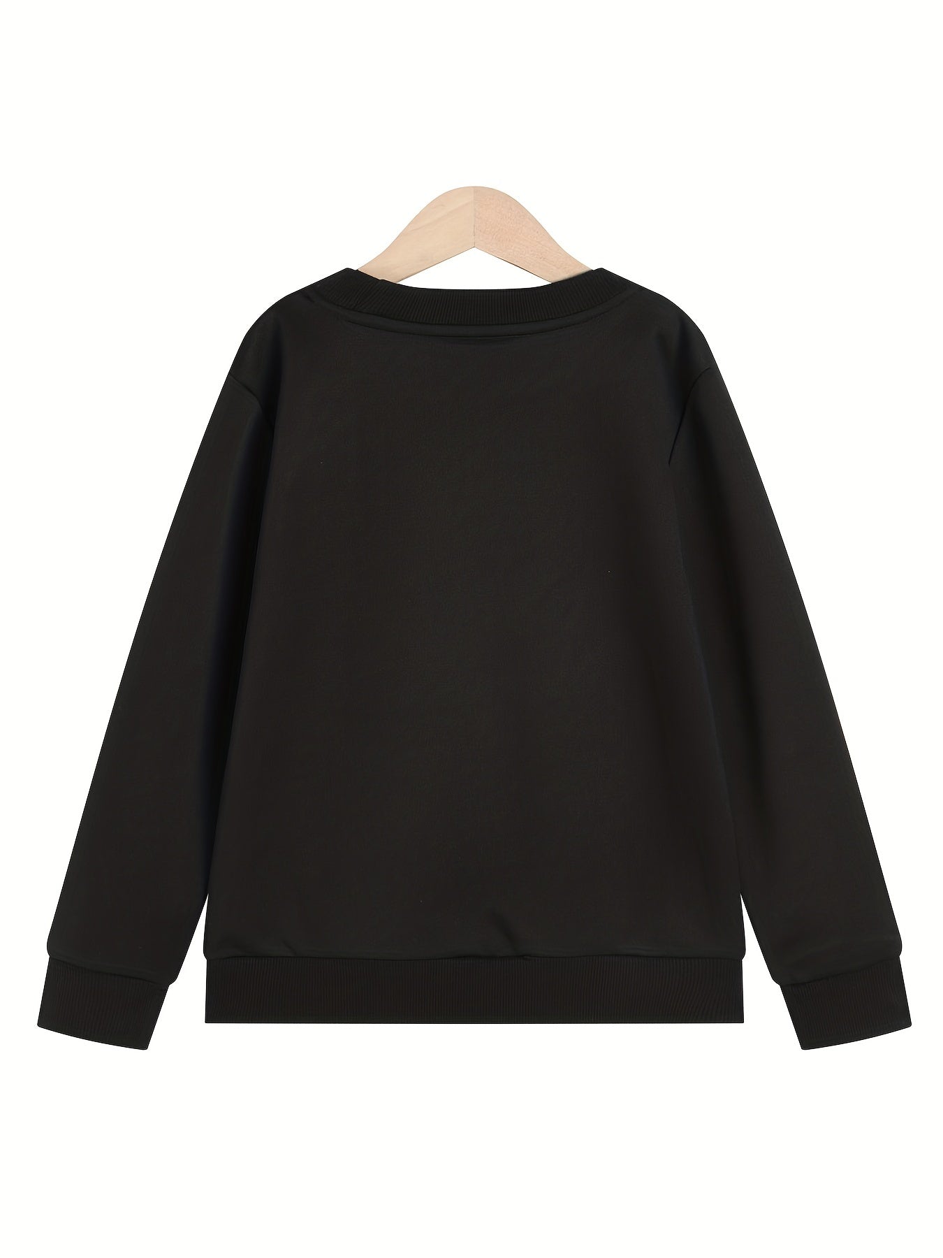 Girls' Pink Skeleton Sweatshirt, Long Sleeve Top