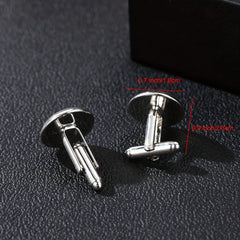 1pc Royal Devil Eye Cufflinks DIY Jewelry