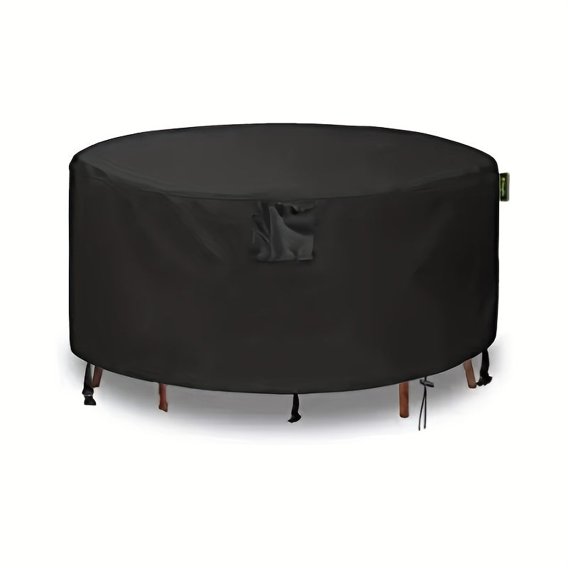 Circular Outdoor Furniture Cover Waterproof UV Resistant Dust Proof