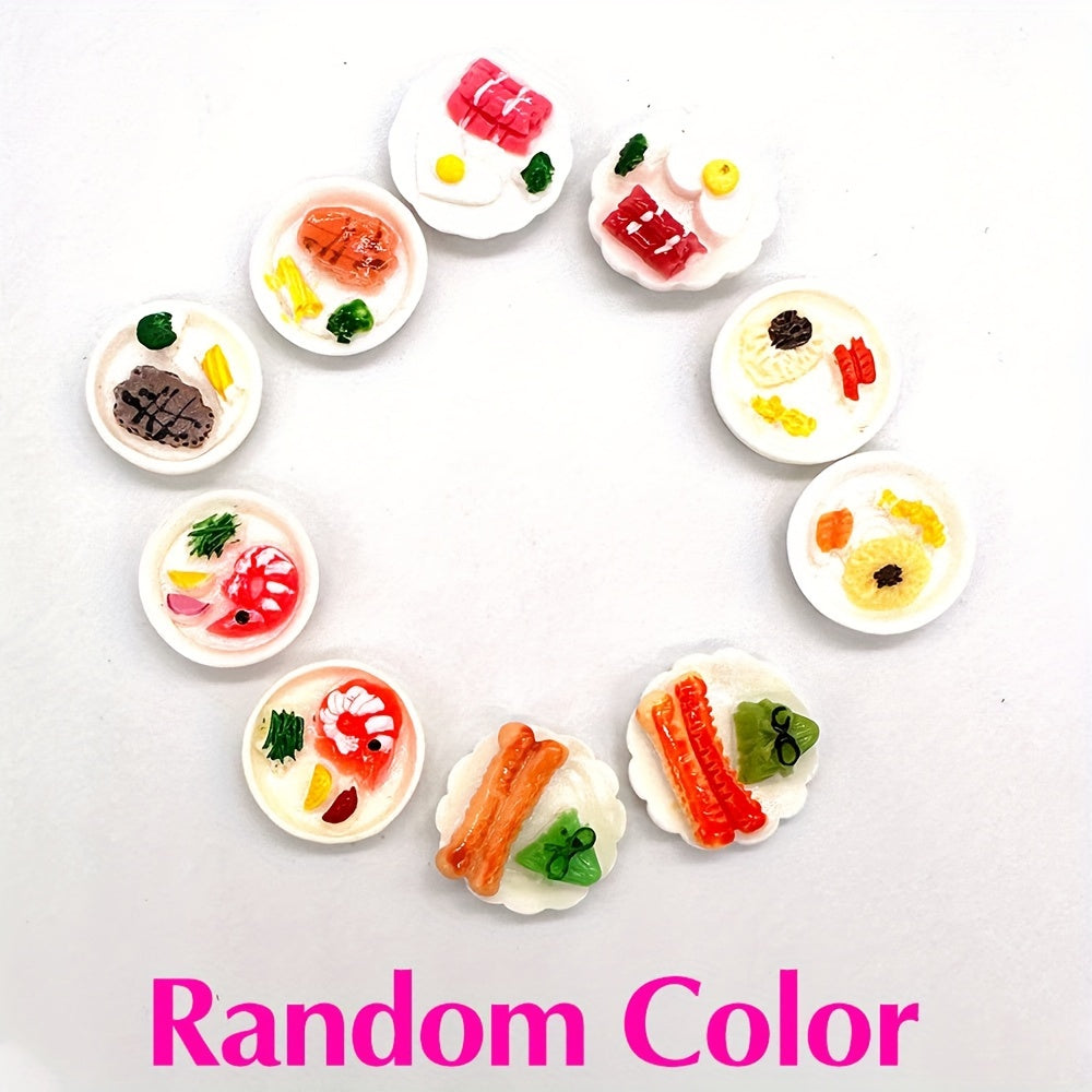 5pcs Dollhouse Breakfast Set for Dolls House Accessories