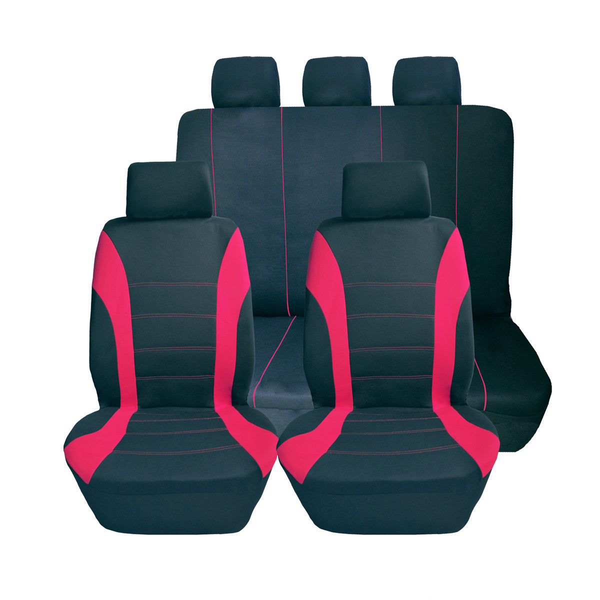 Car Universal Seat Cover 2mm Sponge 5 Seats Set