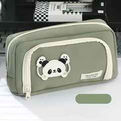 Panda Large Capacity Pencil Case for School Students