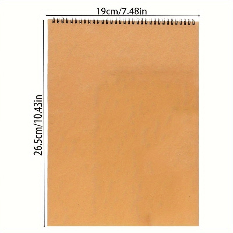 1pc Sketch Coil Book Hand painted Sketchbook Art Student Painting Paper