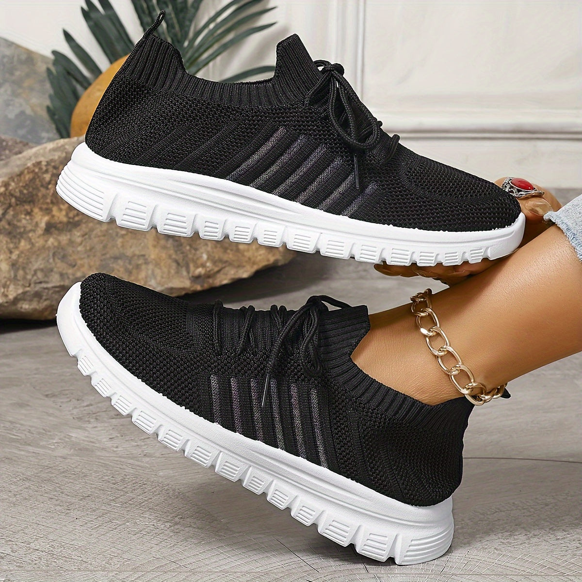 Women's Mesh Running Shoes Breathable Soft Comfortable Non Slip
