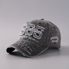 Adjustable Brim Embroidery Baseball Cap for Outdoor Sport