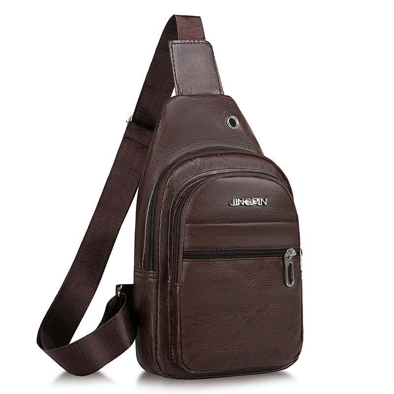 Men's Diagonal Chest Bag Casual Messenger Bag Gift