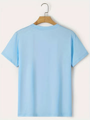 Cartoon Money Print Men's Graphic Tee for Summer