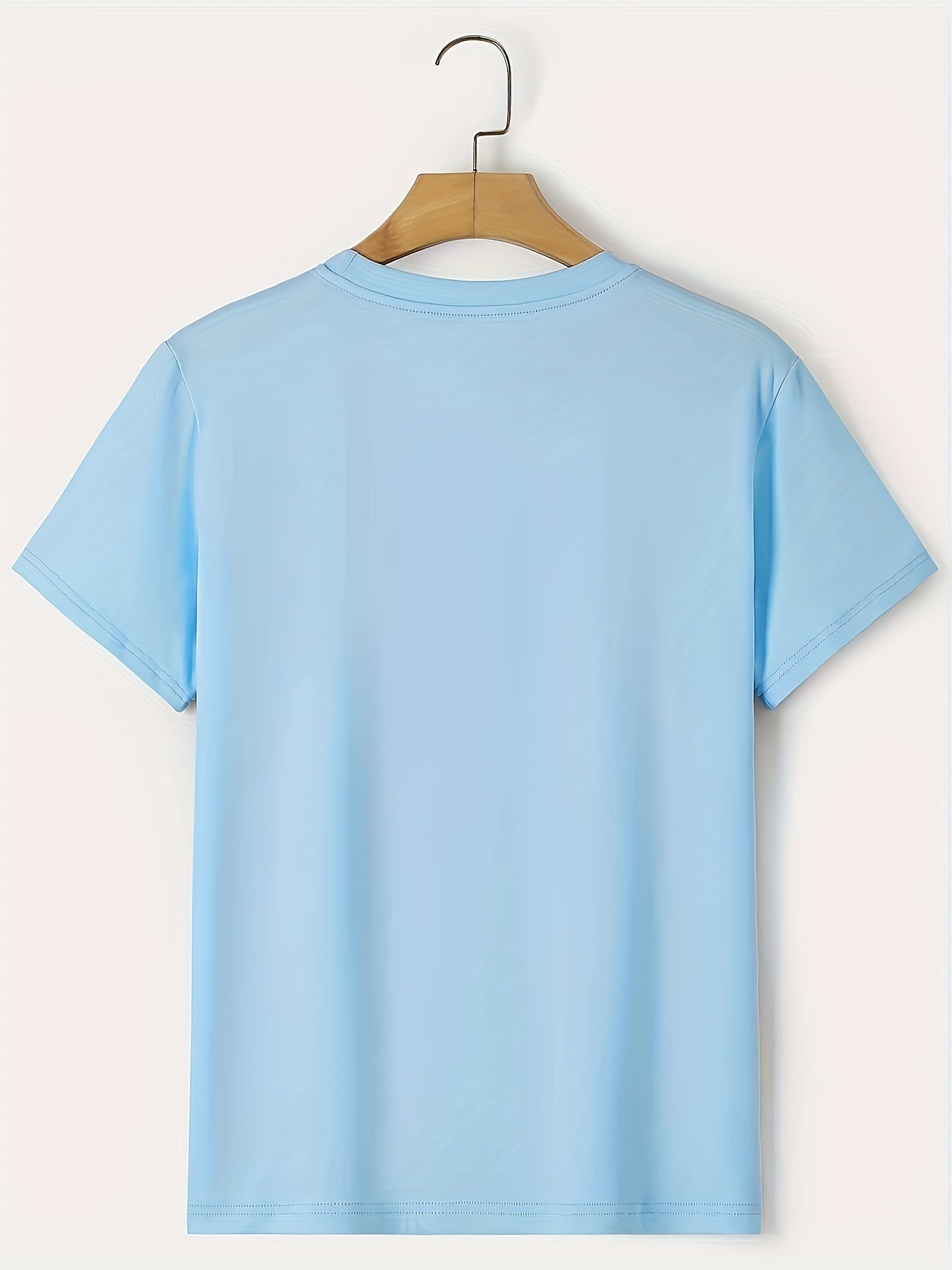 Poker Cards Print Men's Graphic Crew Neck T shirt Casual Comfy Tees