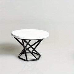 1:12 Dollhouse Furniture Set Tea Table & Armchair Micro Scene Decor
