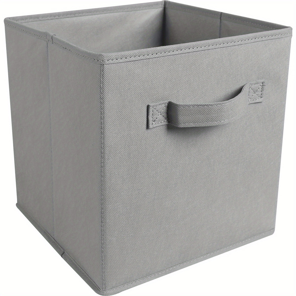 1pc Foldable Fabric Storage Box File Storage Box Household Clothes