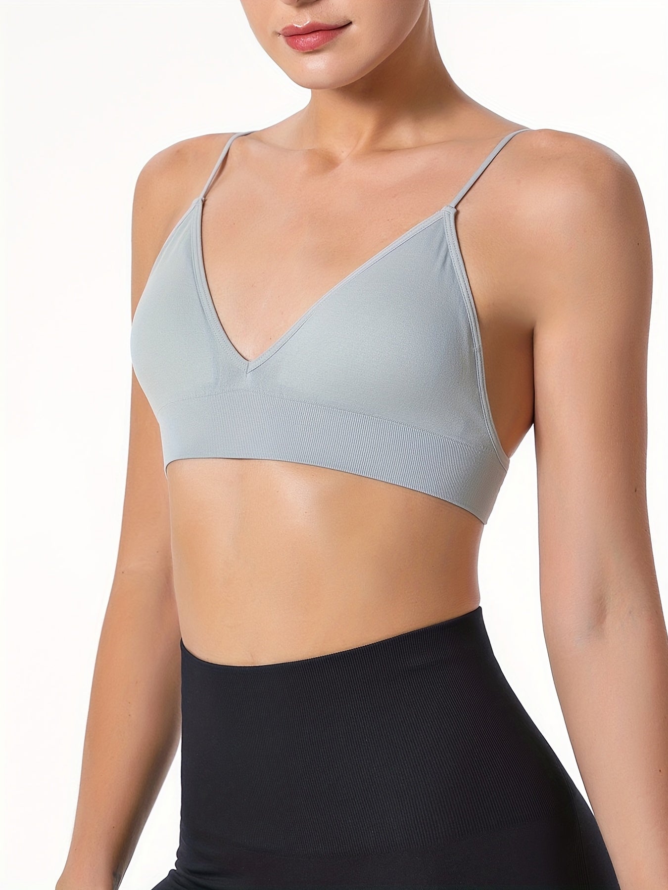 Triangle Cups Wireless Bra Comfy & Breathable Sports Bra