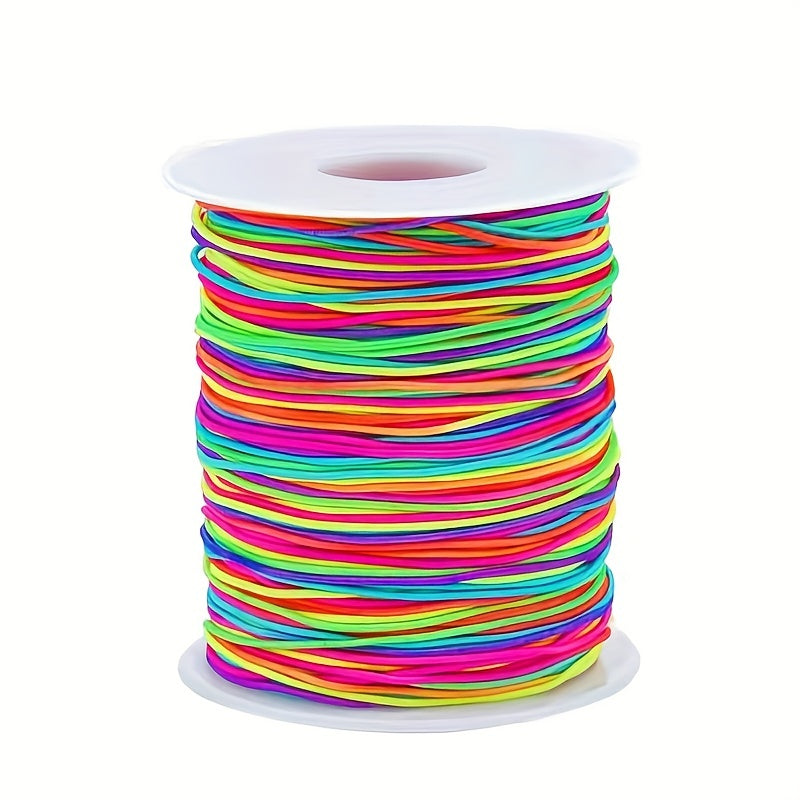 54 Yards 1mm Rainbow Elastic Cord Stretchy Bracelet String