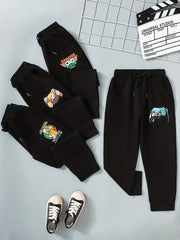 Gamepad Print Boys Active Sweatpants Jogger Sports Pants