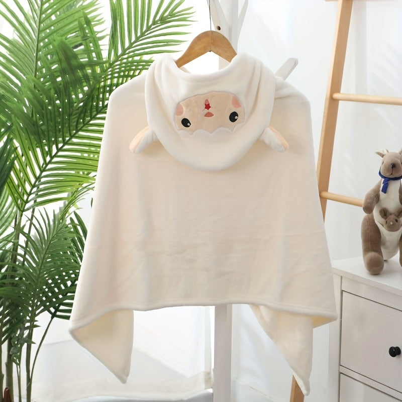 Kids Bath Towel Quick Drying Soft Hooded Cloak Bathrobe