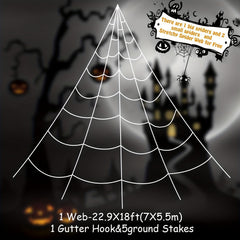 Halloween Spider Triangular Spider Web Chamber Of Secrets Party Props