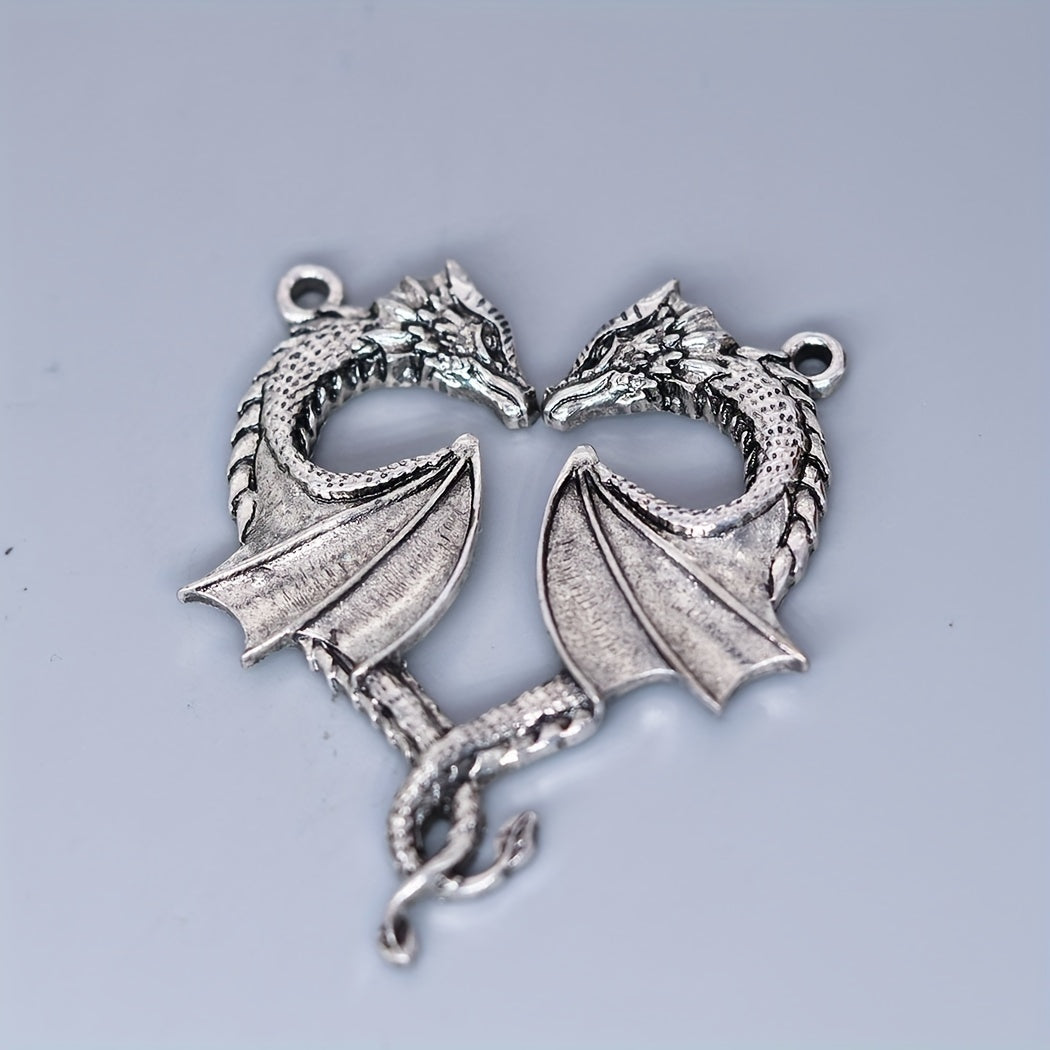 5pcs Viking Dragon Charm For DIY Jewelry Making