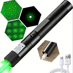 High Power Green Laser Pointer USB Charging Perfect for Night Walking