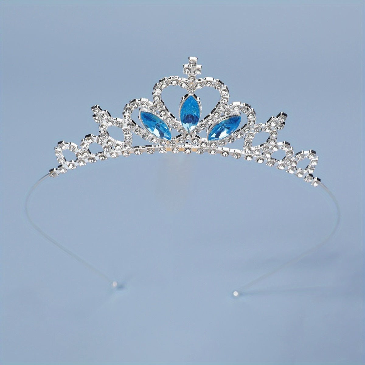Glitter Princess Tiara Crown Headband for Kids Girls Birthday