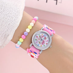 3pcs Set: Unicorn Watch, Bracelet, Necklace