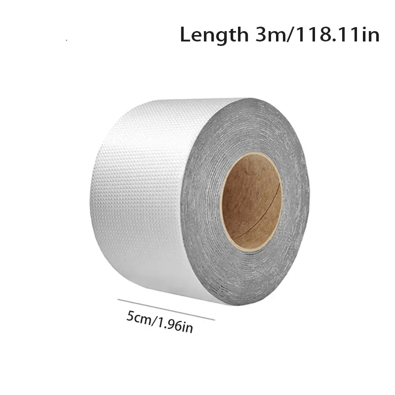 Waterproof Aluminum Foil Butyl Tape High Temp Resistance Crack Repair