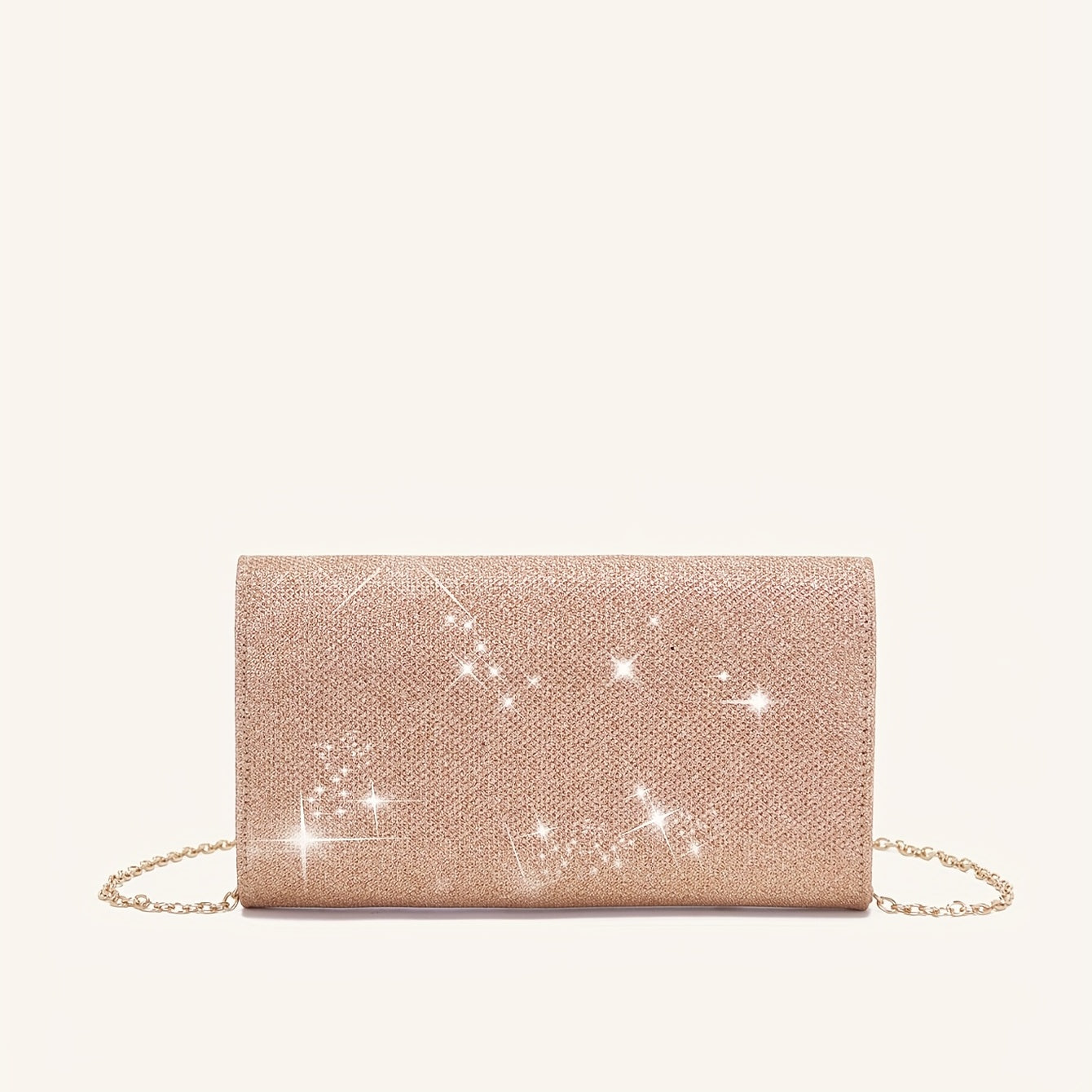 Glitter Evening Clutch Bag Dinner Purse For Wedding Party Prom