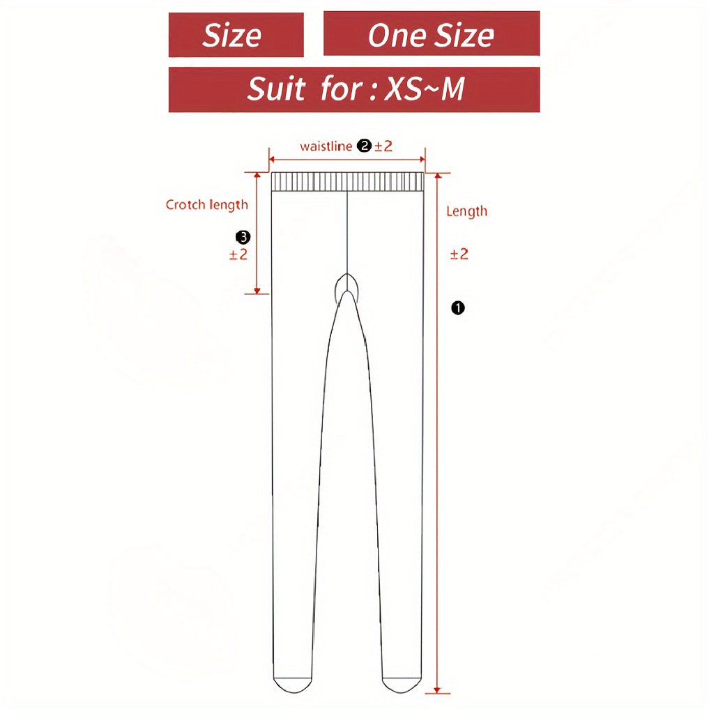2 Pair Plush Lined Tights High Waist Thermal Leggings Women's Stockings