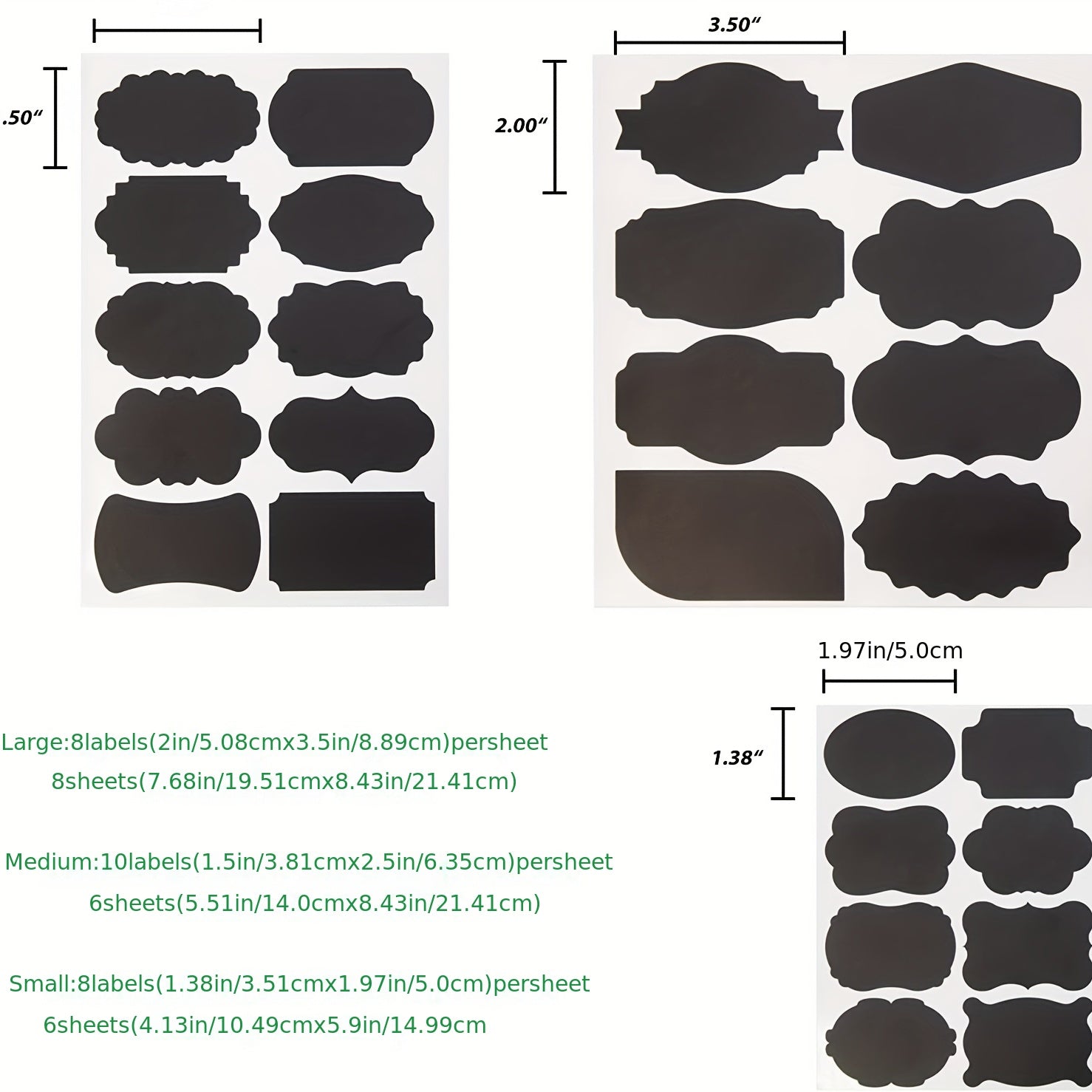 Chalkboard Labels for Jars and Food Containers