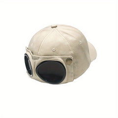 Aviator Goggles Cotton Baseball Cap Hip Hop Dad Hat