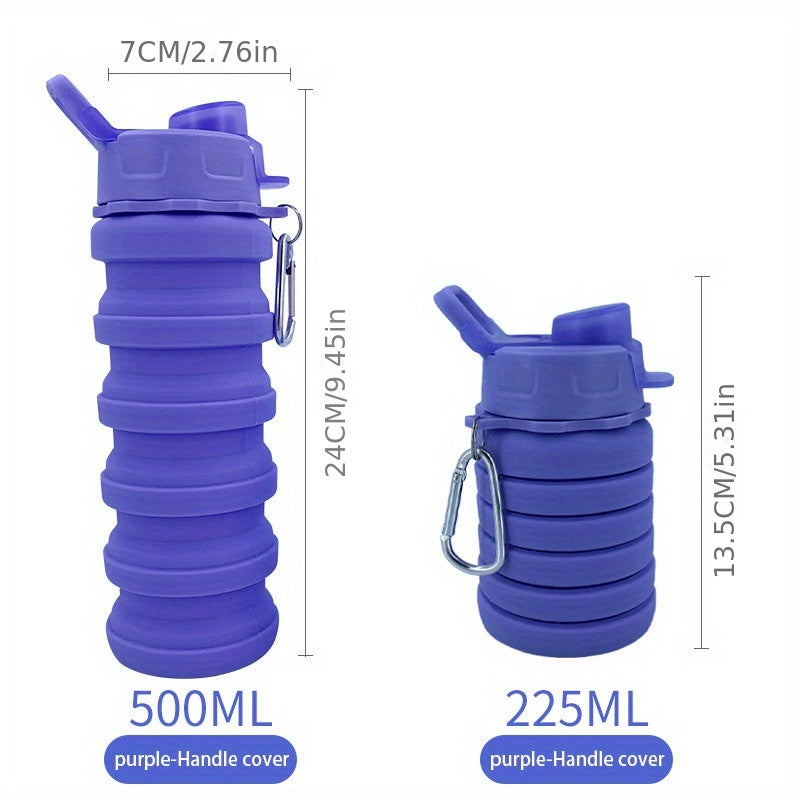 Outdoor Sports Silicone Foldable Water Cup for Mountaineering Cycling Travel
