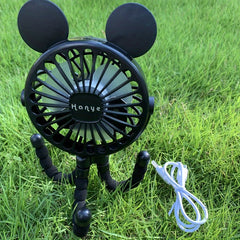 USB Rechargeable Portable Fan Octopus Mini Luminous Fan