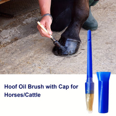 Portable Horse Hoof Brush with Cap