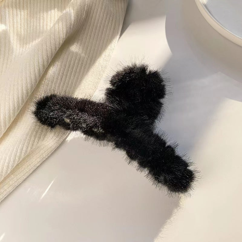 Women's Winter Fur Hair Clip Hair Accessories 1pc