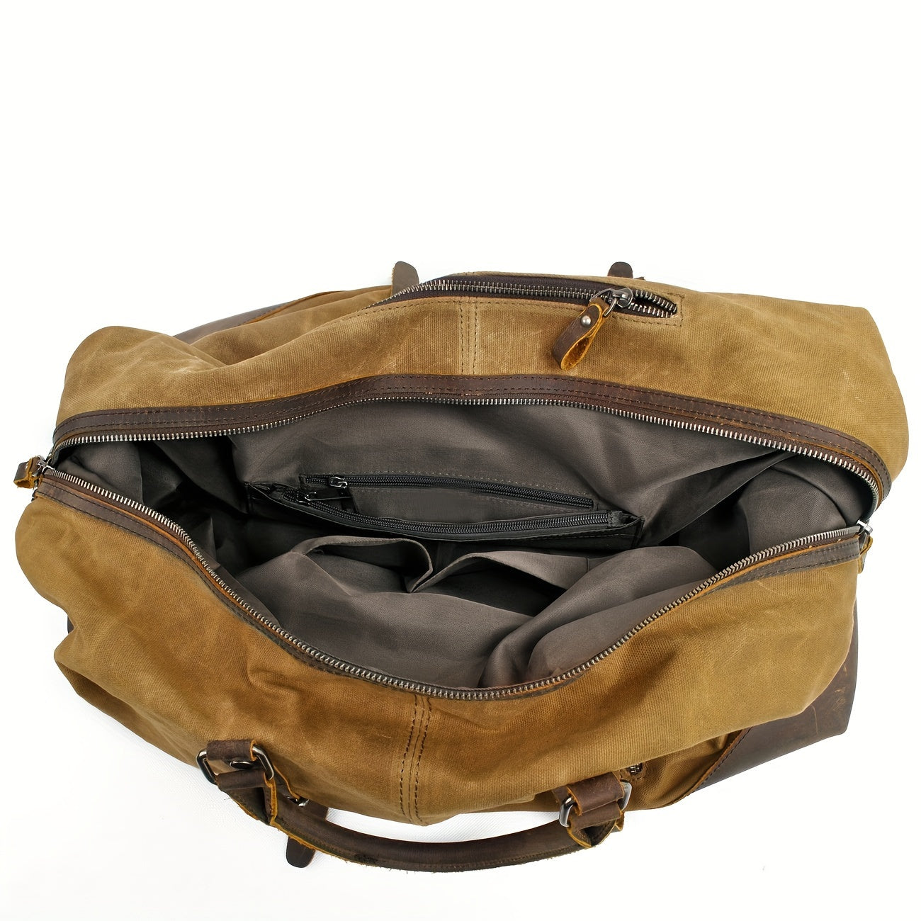 Large Capacity Retro Luggage Handbag Lightweight Travel Duffle Bag