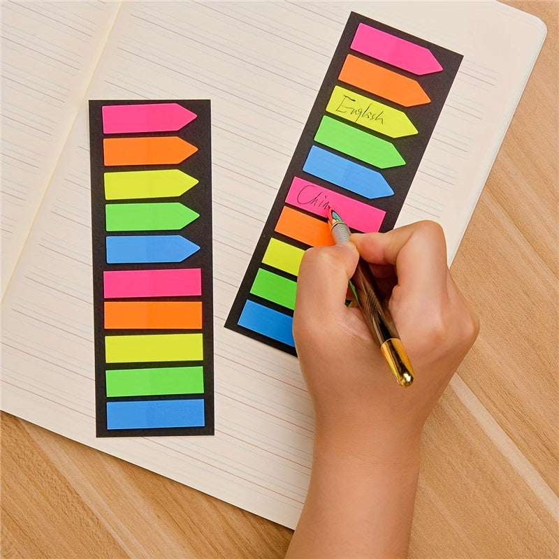 Fluorescence Colour Paper Memo Pad Sticky Notes Bookmark Marker