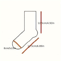 Men's Hip Hop Funny Pattern Crew Socks