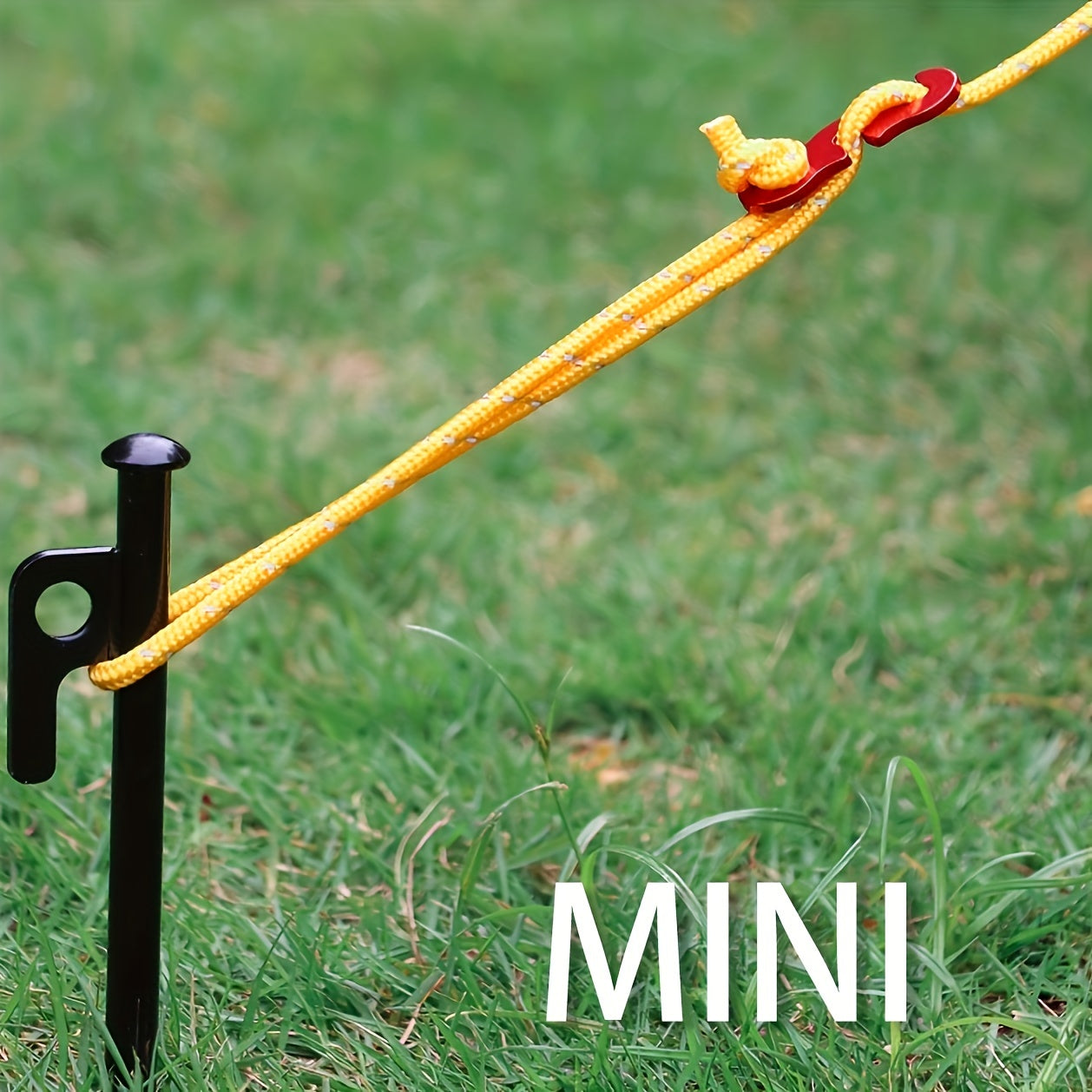2pcs Aluminum Cord Adjusters for Tent Rope & Backpacking
