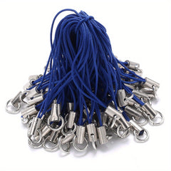 20pcs Polyester Cord Jump Ring Lanyard DIY Keychain Rope Craft Pendant