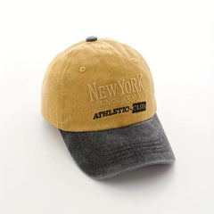 Kids Spring Autumn Adjustable Casual Baseball Cap w/ Letter Embroidery