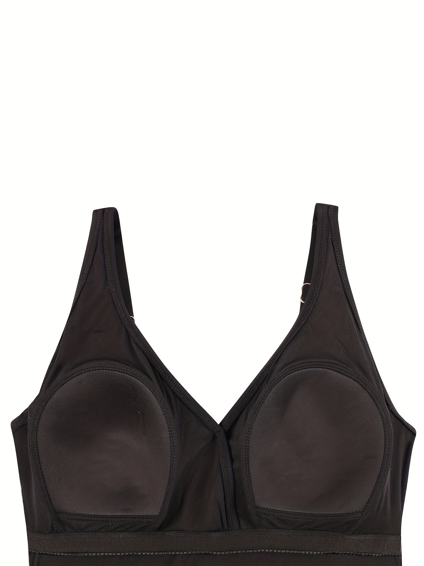  Ruched Surplice Neck One Piece Swimsuit