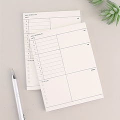 1pc Business Schedule Planner Tear-Off Notebook Monthly Plan To-Do List