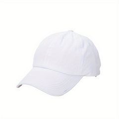 Washed Cotton Baseball Cap Retro Peaked Cap Solid Couple Cap
