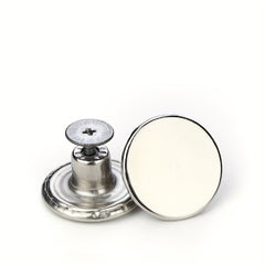 10pcs Glossy Seam Button Pins For Jeans Silver Copper