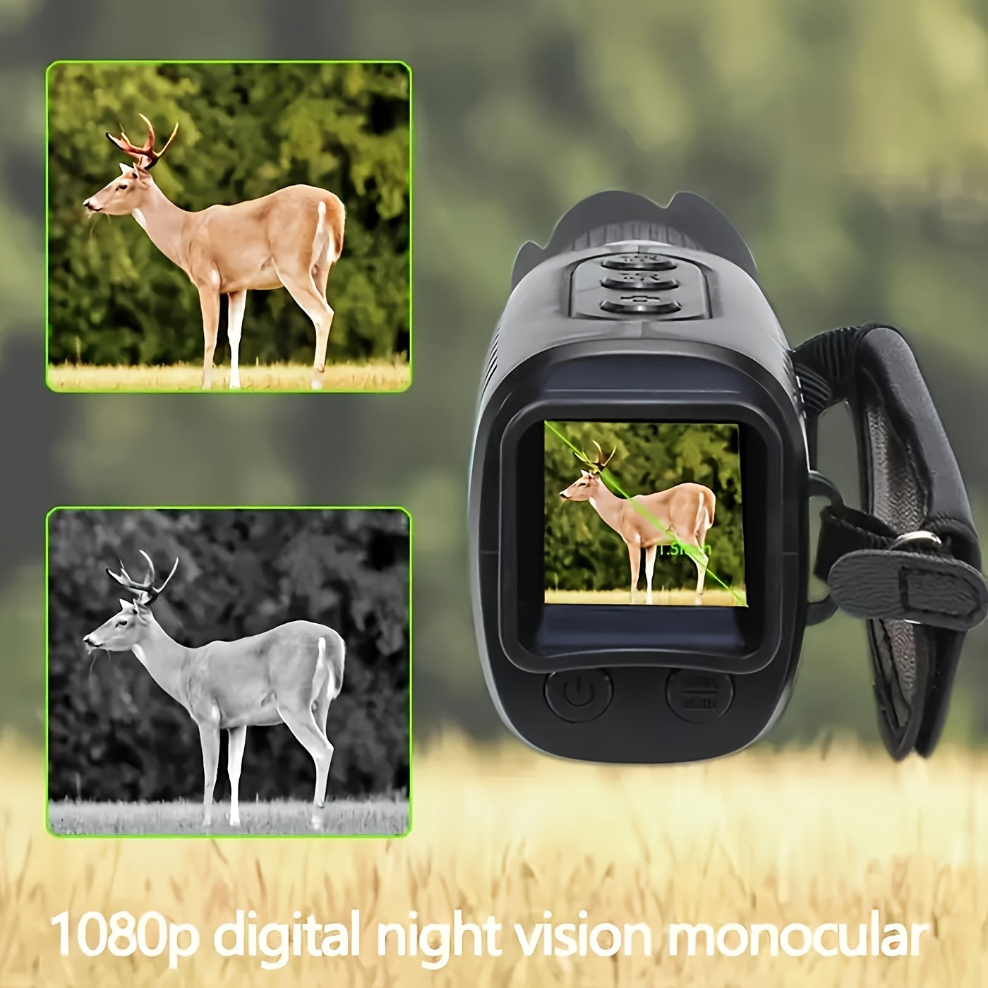 1080P HD Night Vision Monocular 7 Speed Infrared