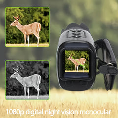 1080P HD Night Vision Monocular 7 Speed Infrared