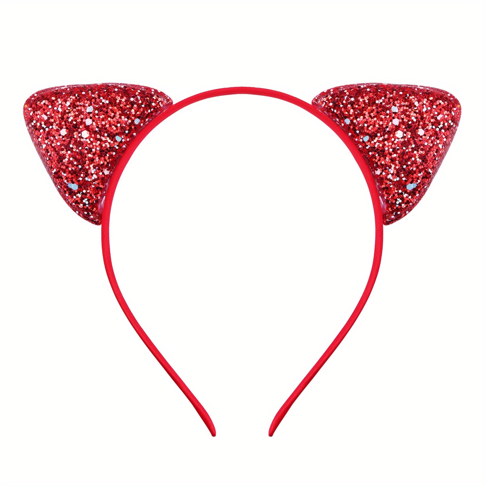 Cartoon Cat Ears Hair Hoop Sequin Headband Party Decoration